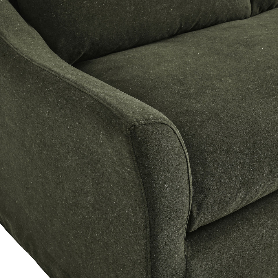 Somerset 92" Linen Blend Slipcovered Sofa by Modway
