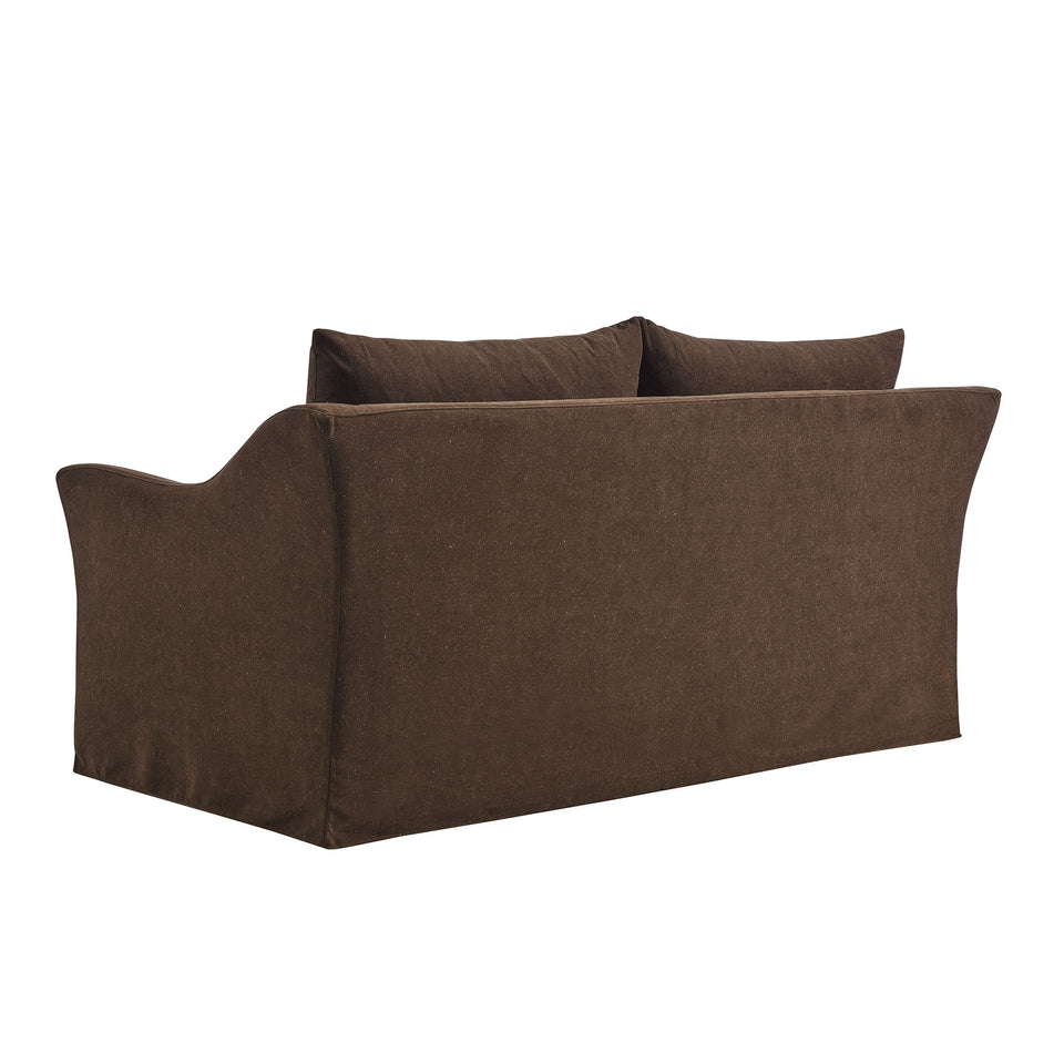 Somerset 70" Linen Blend Slipcovered Loveseat by Modway