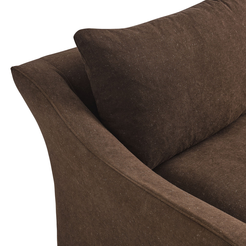 Somerset 70" Linen Blend Slipcovered Loveseat by Modway