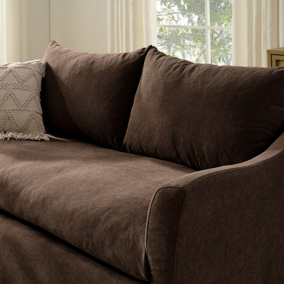 Somerset 70" Linen Blend Slipcovered Loveseat by Modway