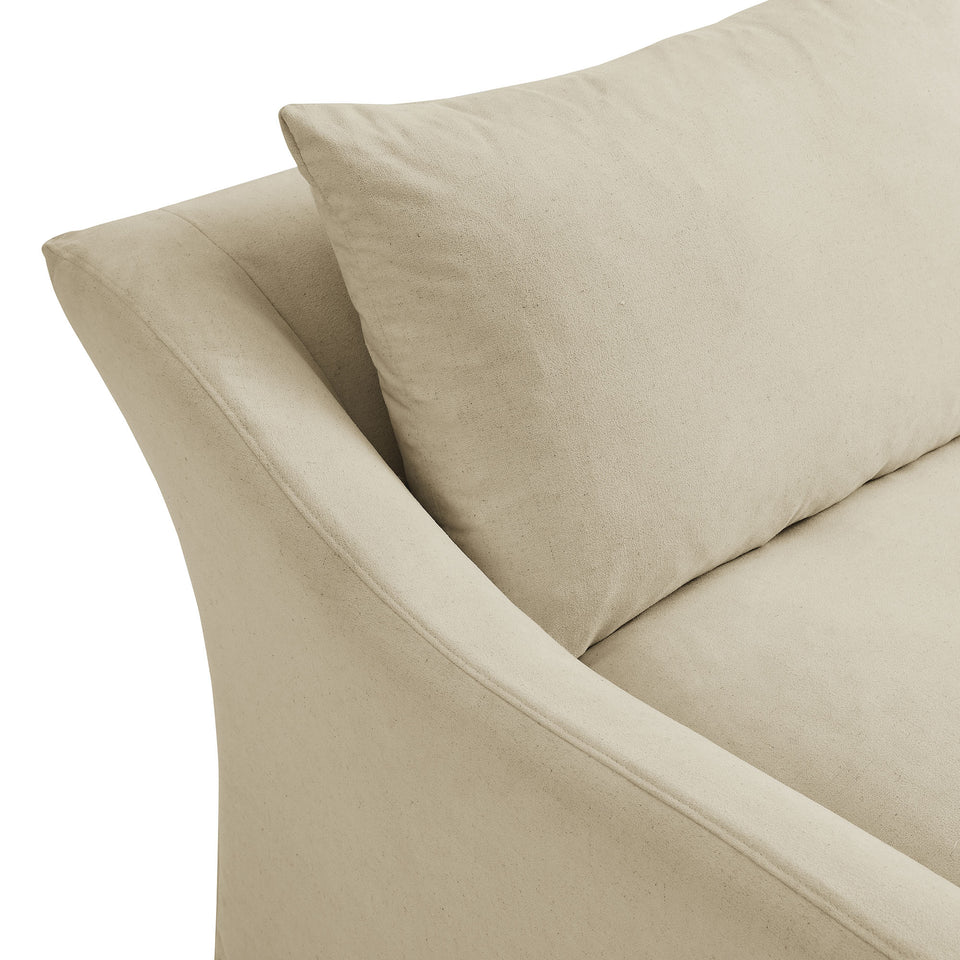 Somerset 70" Linen Blend Slipcovered Loveseat by Modway