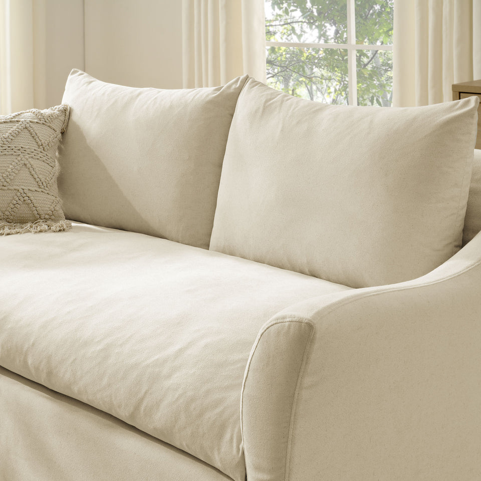Somerset 70" Linen Blend Slipcovered Loveseat by Modway