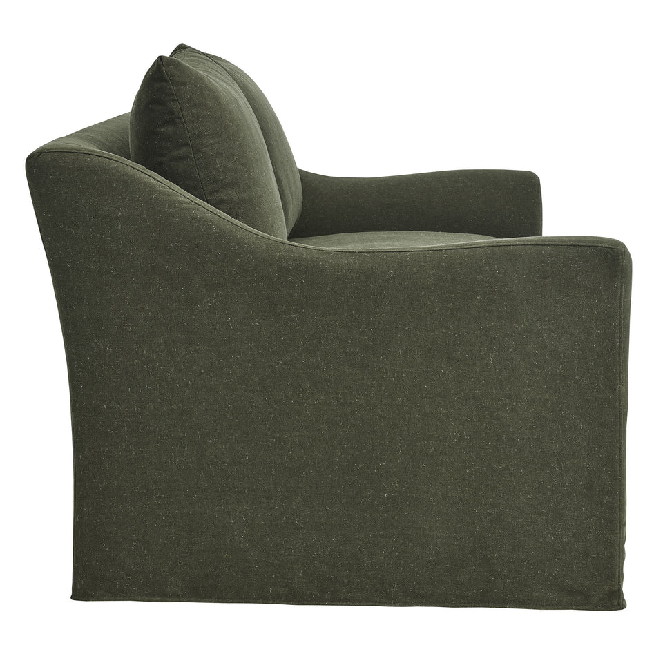 Somerset 70" Linen Blend Slipcovered Loveseat by Modway