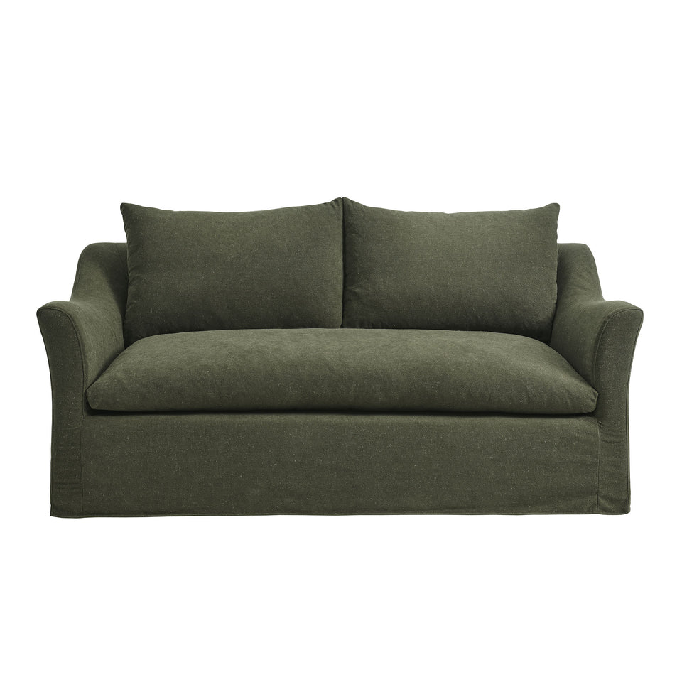 Somerset 70" Linen Blend Slipcovered Loveseat by Modway