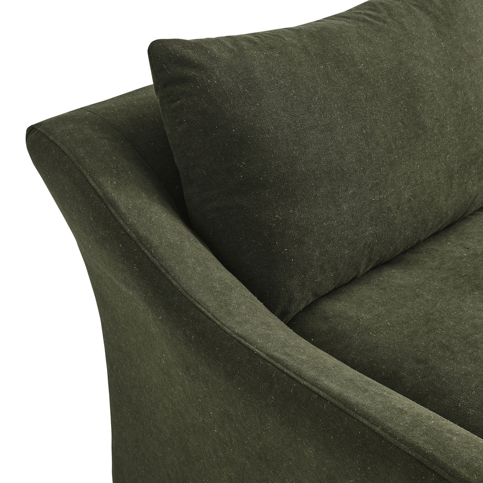 Somerset 70" Linen Blend Slipcovered Loveseat by Modway