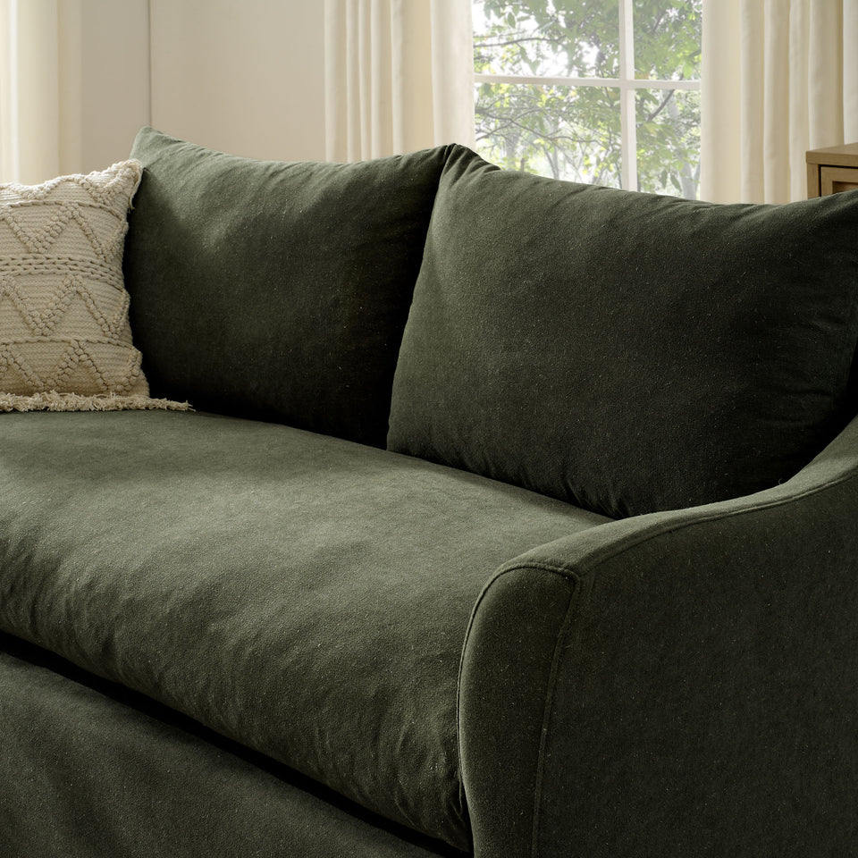 Somerset 70" Linen Blend Slipcovered Loveseat by Modway