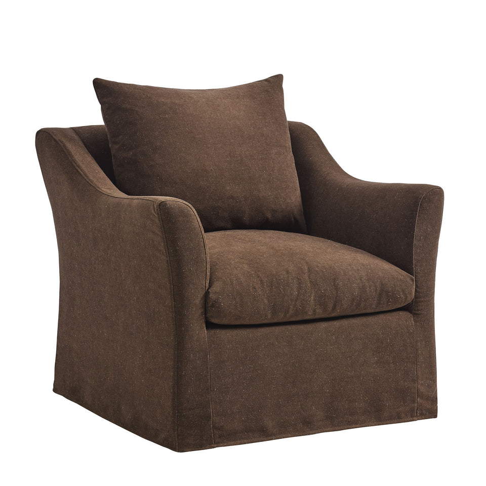 Somerset Linen Blend Slipcovered Armchair by Modway