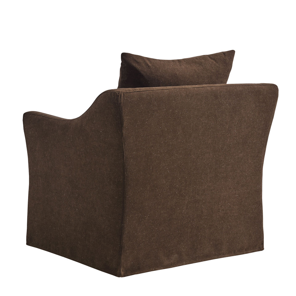 Somerset Linen Blend Slipcovered Armchair by Modway