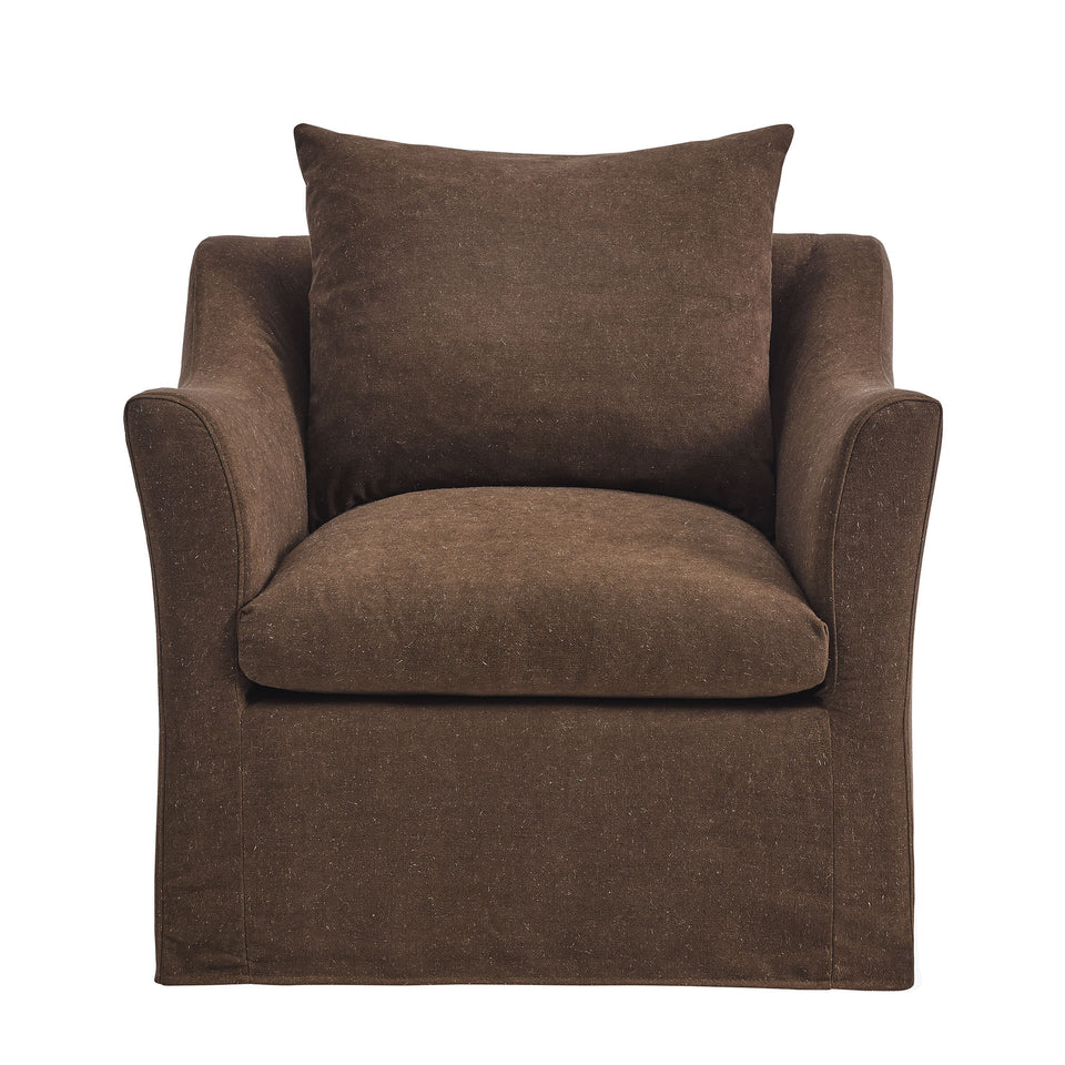 Somerset Linen Blend Slipcovered Armchair by Modway