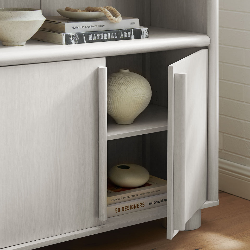 Bellamy Tall Arched Display Cabinet Bookcase by Modway