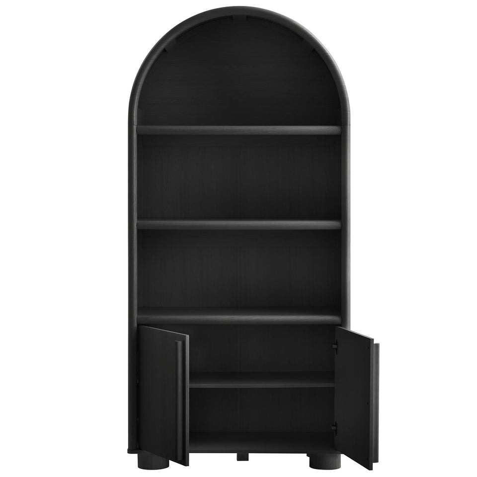 Bellamy Tall Arched Display Cabinet Bookcase by Modway