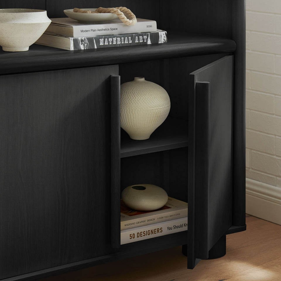 Bellamy Tall Arched Display Cabinet Bookcase by Modway