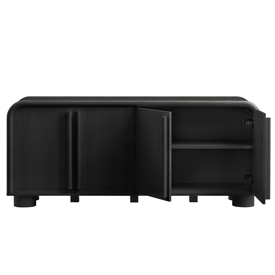 Bellamy Curved 4-Door Sideboard Cabinet by Modway