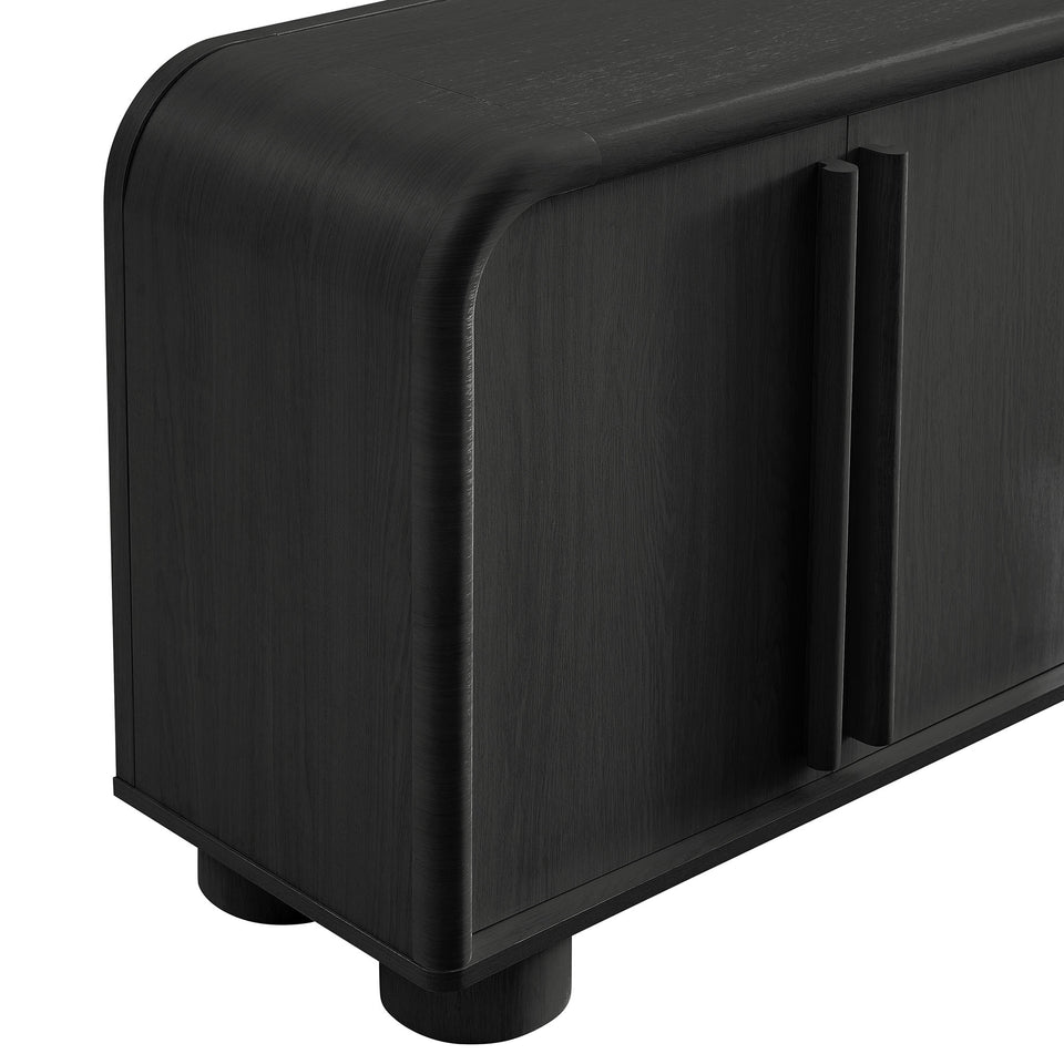 Bellamy Curved 4-Door Sideboard Cabinet by Modway
