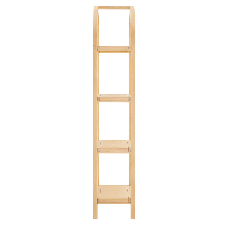 Vexley 72 Inch Tall Narrow Arched Bookshelf by Modway