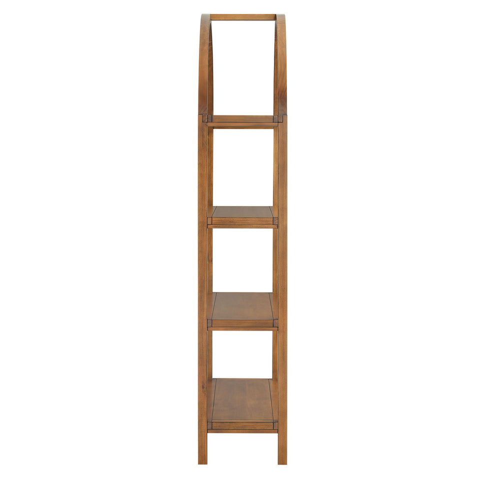 Vexley 72 Inch Tall Narrow Arched Bookshelf by Modway