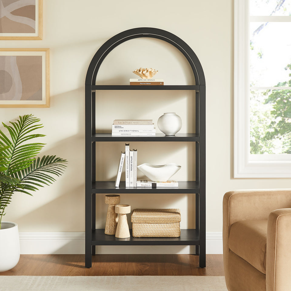 Vexley 60 Inch Arched Bookshelf by Modway