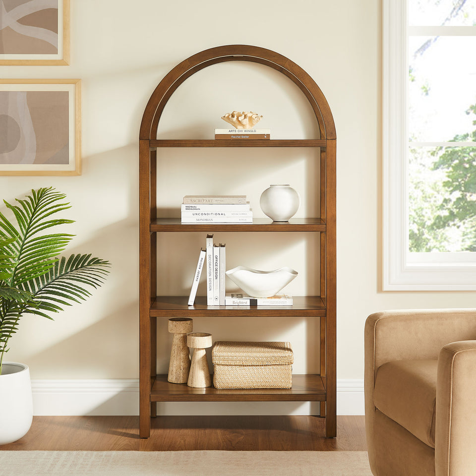 Vexley 60 Inch Arched Bookshelf by Modway