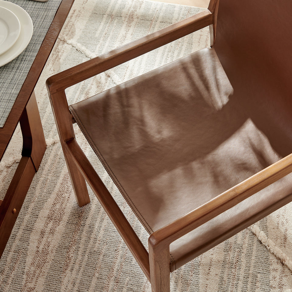 Sonora Leather Dining Chair by Modway