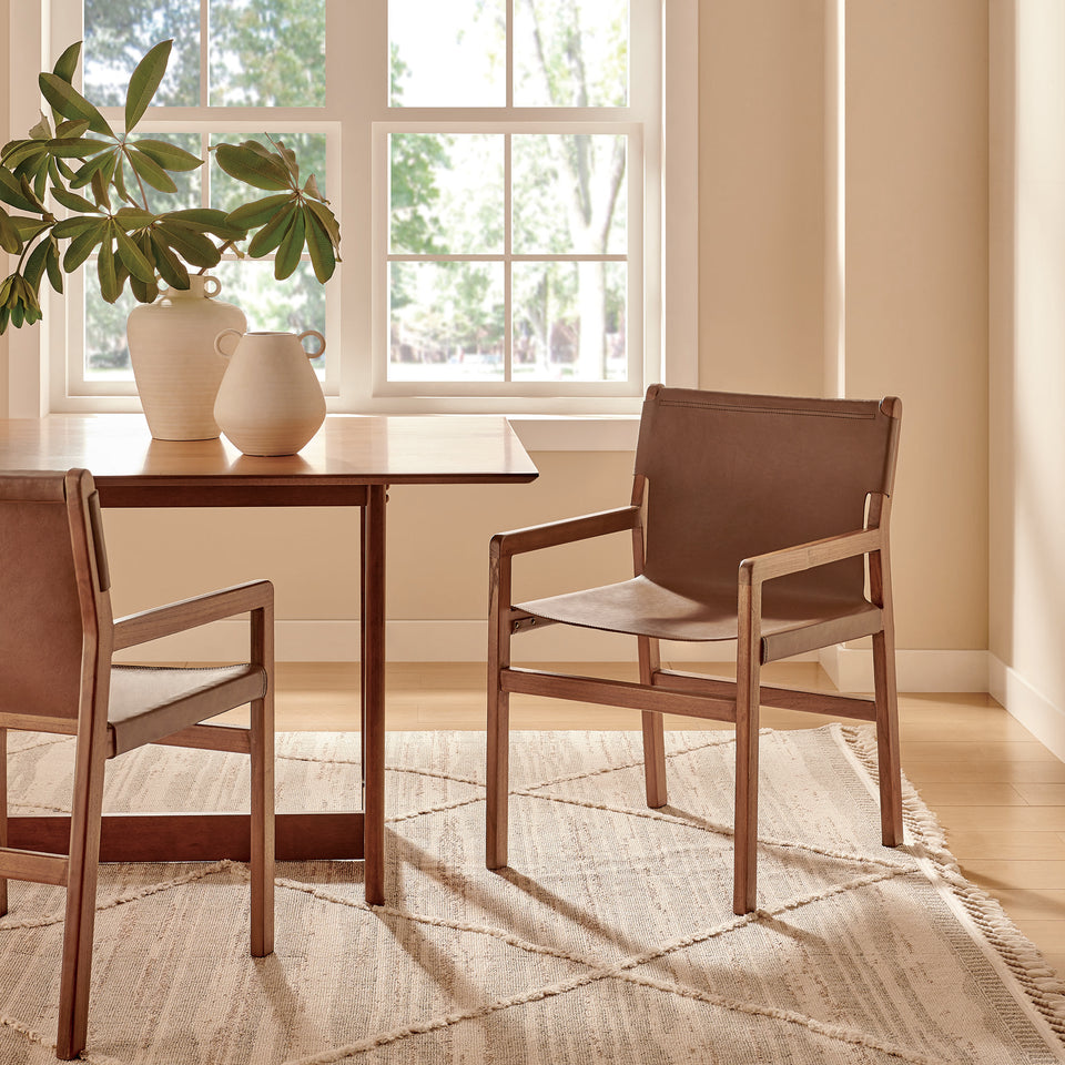 Sonora Leather Dining Chair by Modway