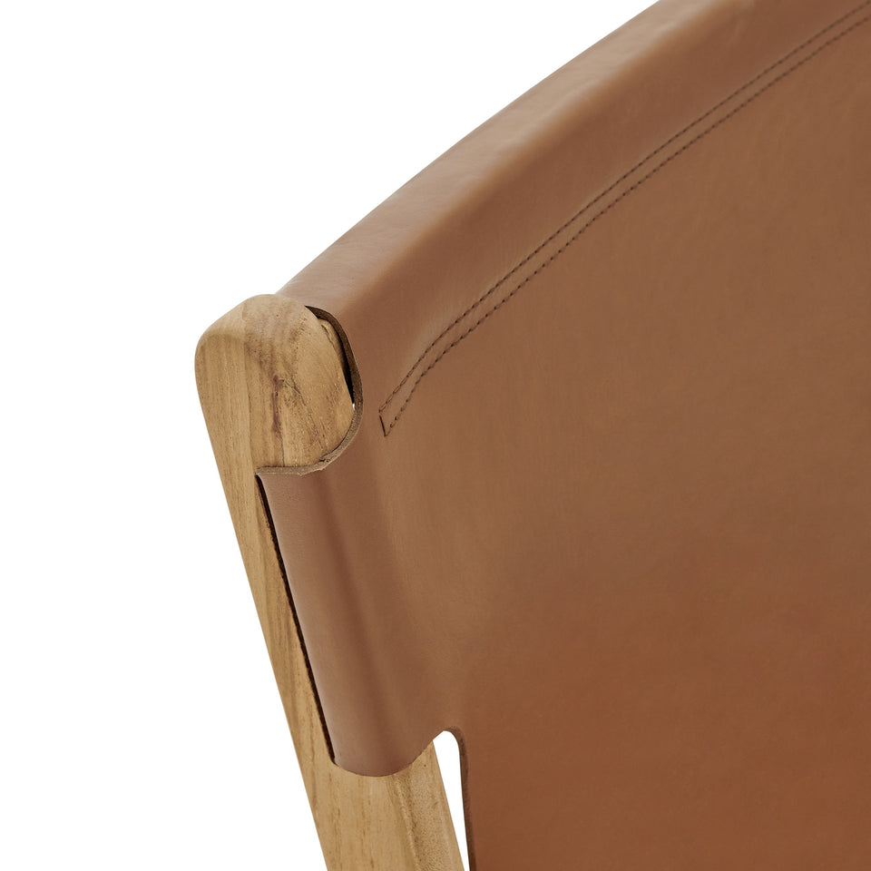 Sonora Leather Dining Side Chair by Modway