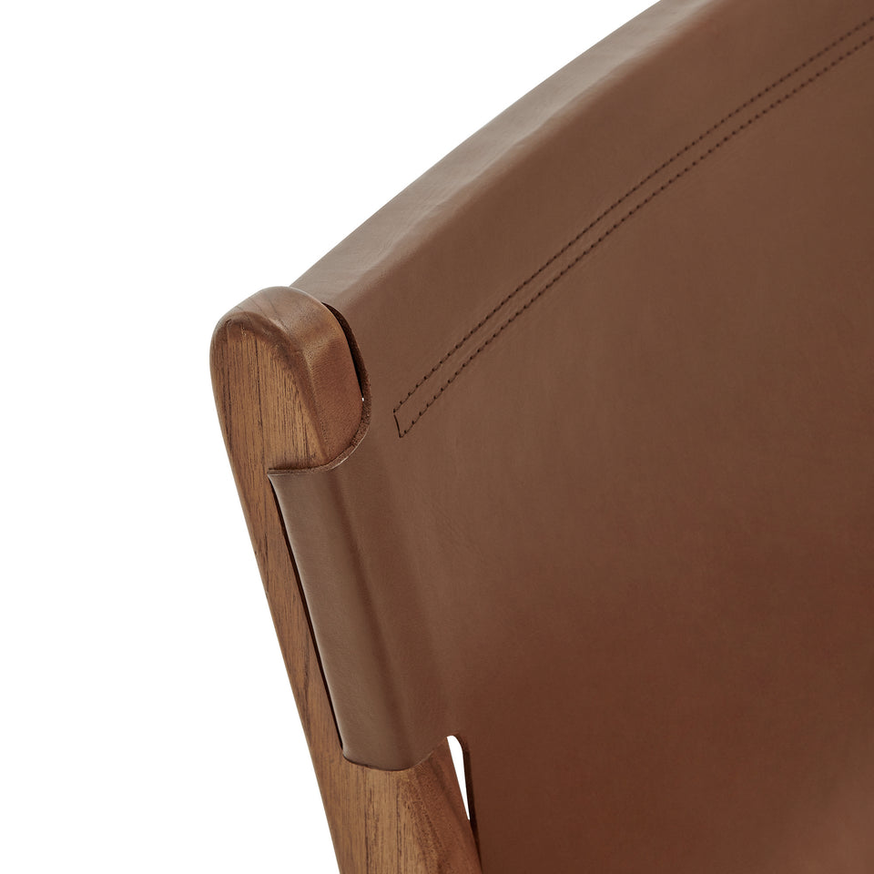 Sonora Leather Dining Side Chair by Modway