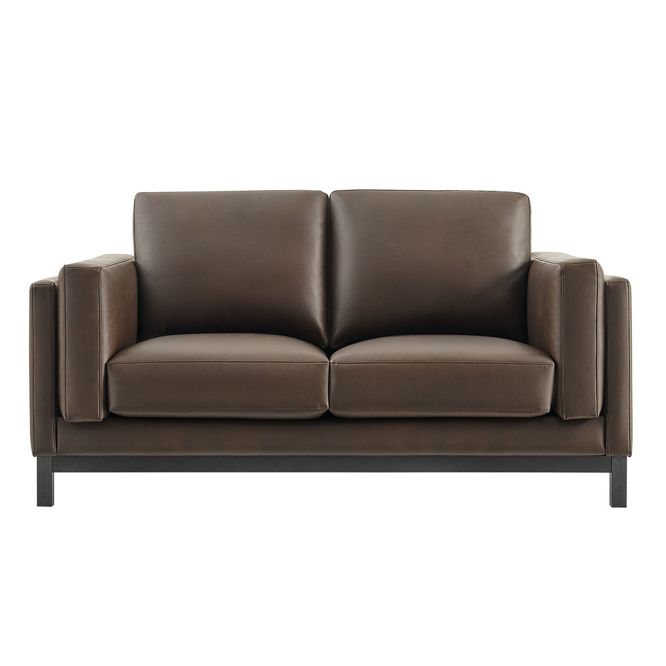 Roscoe 63 inch Vegan Leather Loveseat by Modway