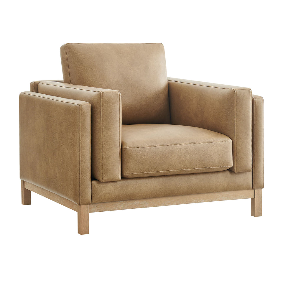 Roscoe Vegan Leather Armchair by Modway