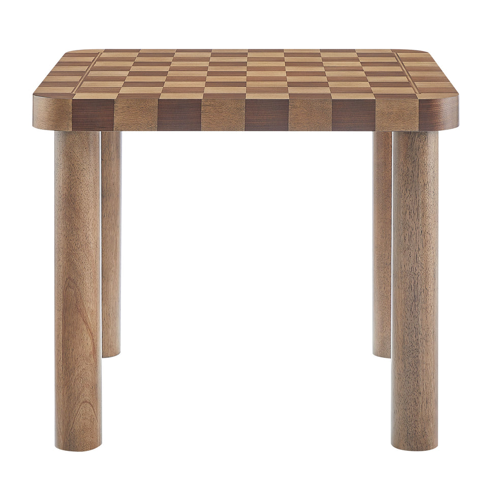 Oscar 36 Inch Square Checkered Dining Table by Modway