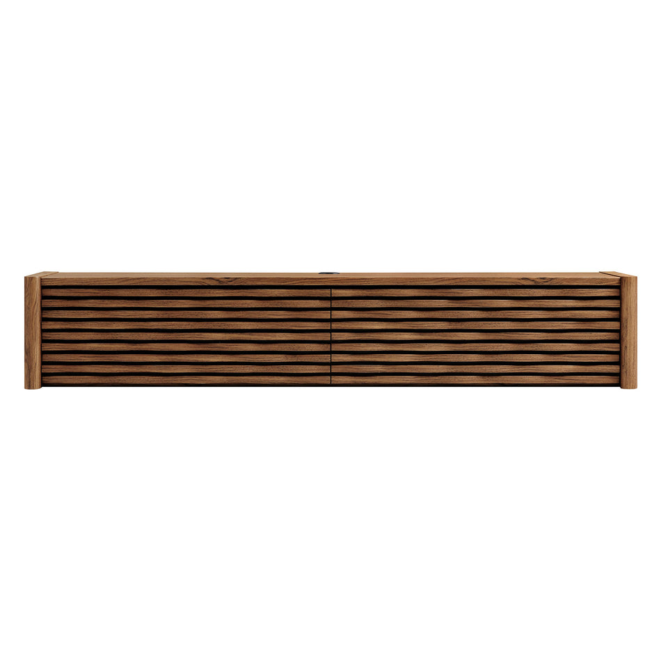 Emric Wave 71" Wall-Mounted TV Cabinet by Modway