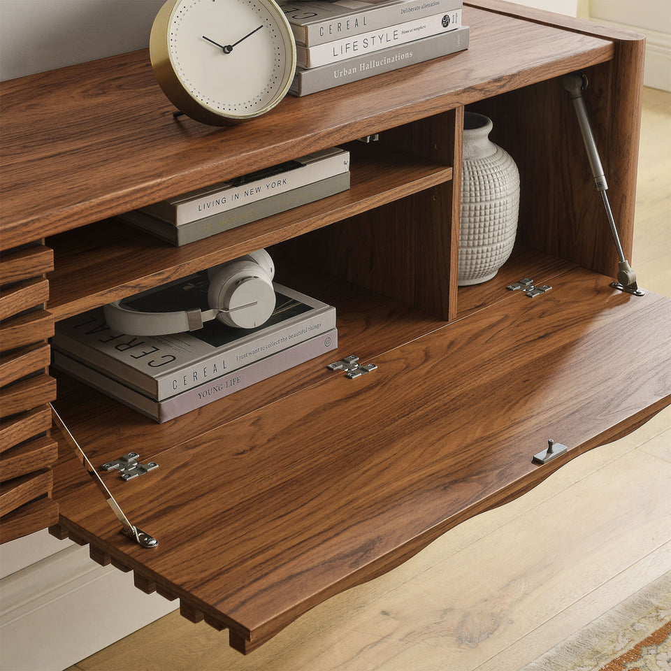 Emric Wave 71" Wall-Mounted TV Cabinet by Modway