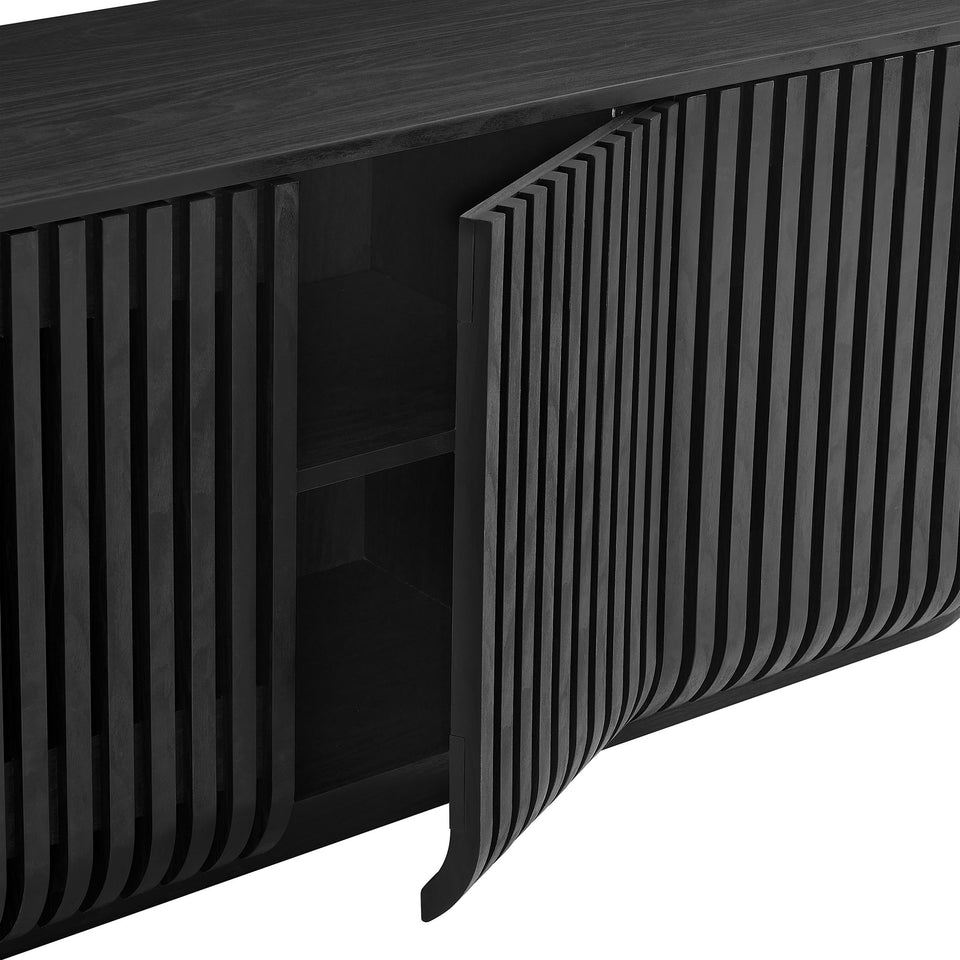 Fortitude 75" Curved Sideboard Storage Cabinet by Modway