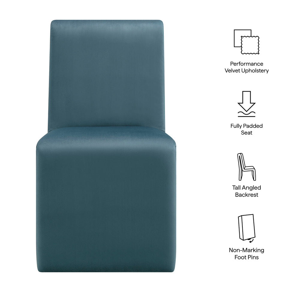 Emory Upholstered Performance Velvet Dining Side Chair by Modway