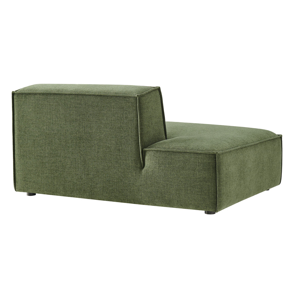Restore Performance Fabric Upholstered Left-Facing Armless Modular Chaise by Modway