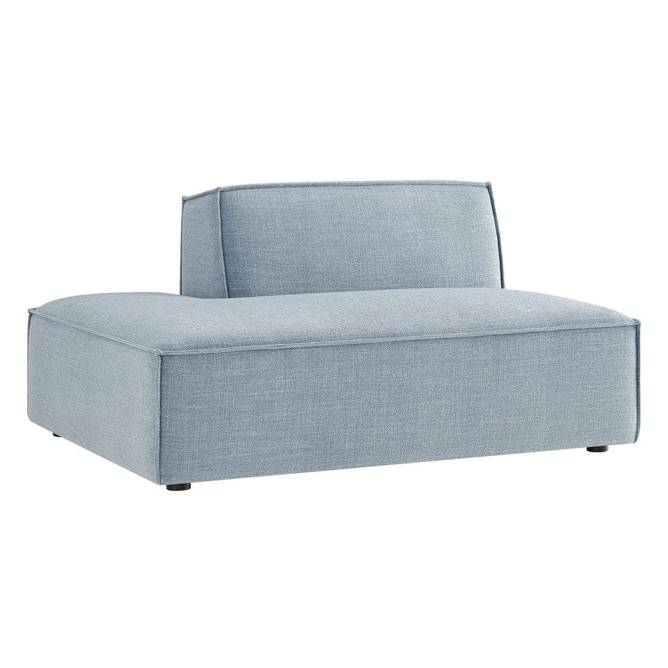 Restore Performance Fabric Upholstered Left-Facing Armless Modular Chaise by Modway
