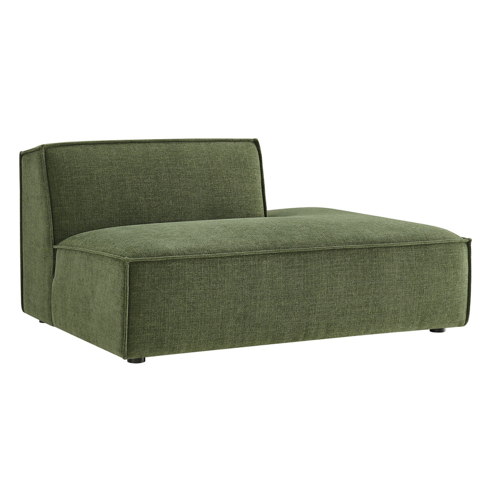 Restore Performance Fabric Upholstered Right-Facing Armless Modular Chaise by Modway