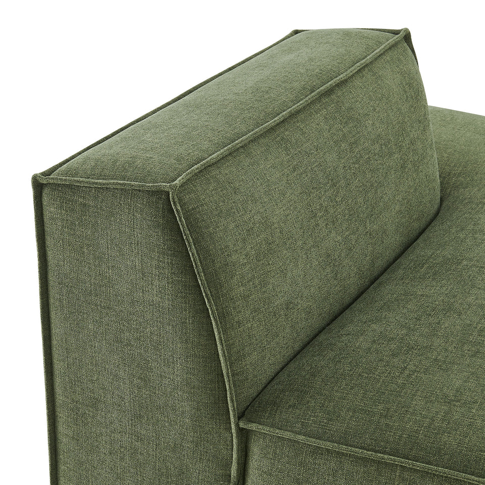 Restore Performance Fabric Upholstered Right-Facing Armless Modular Chaise by Modway