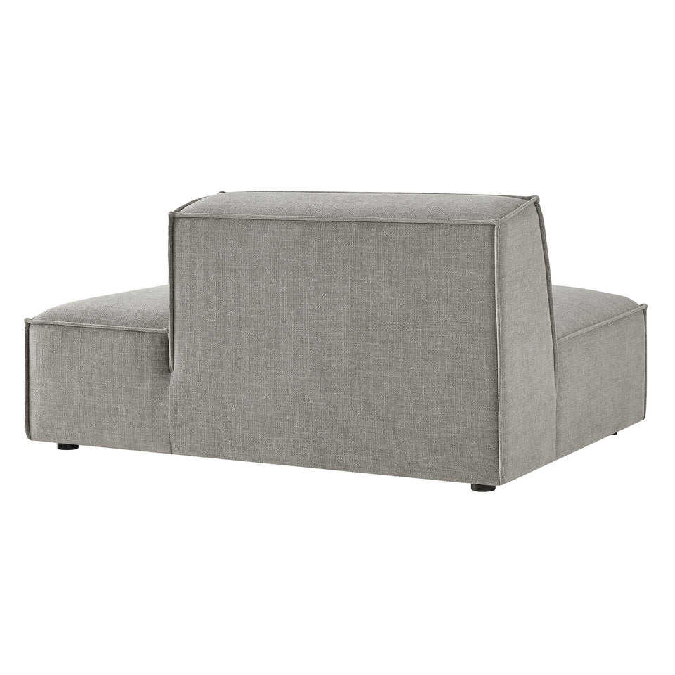 Restore Performance Fabric Upholstered Right-Facing Armless Modular Chaise by Modway