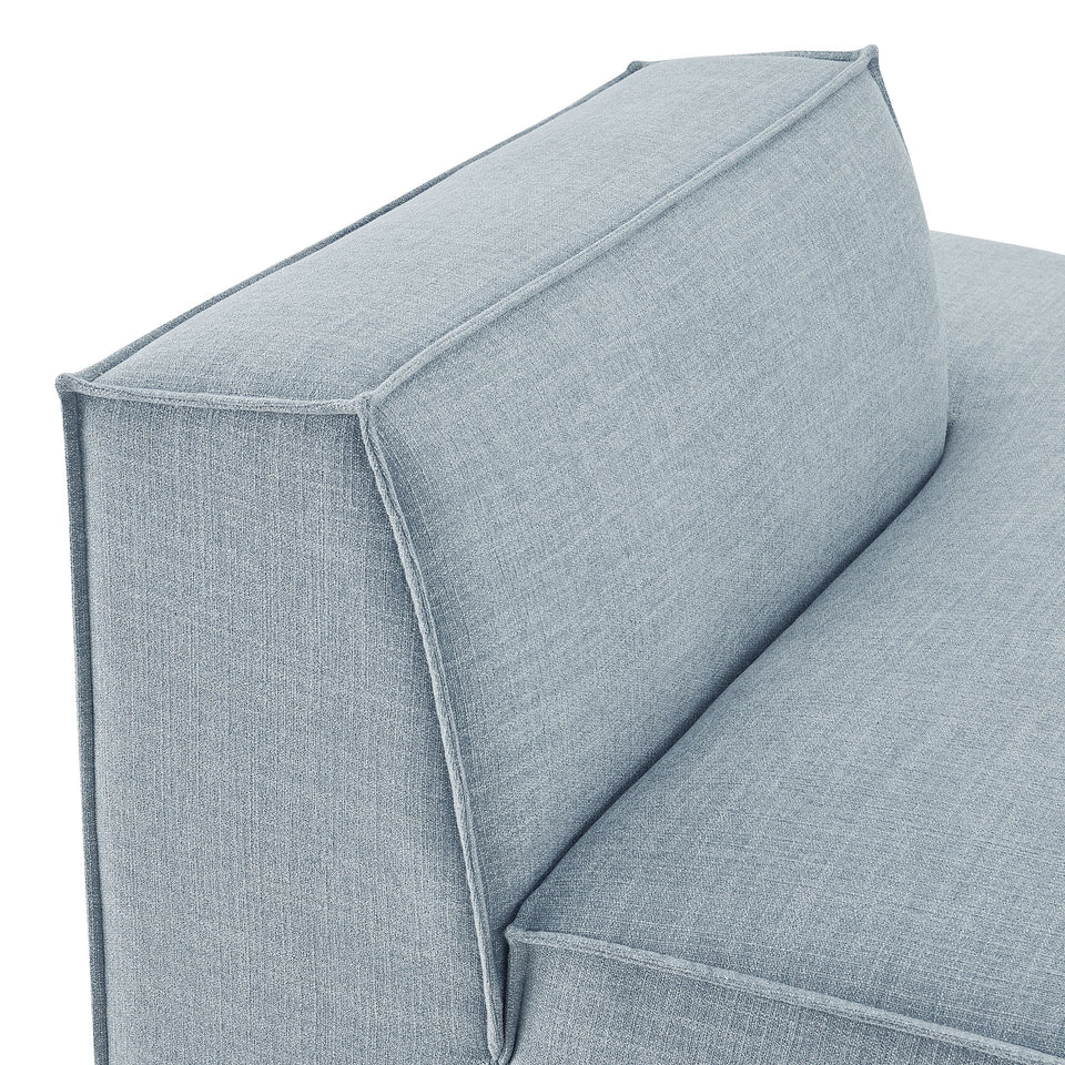 Restore Performance Fabric Upholstered Right-Facing Armless Modular Chaise by Modway