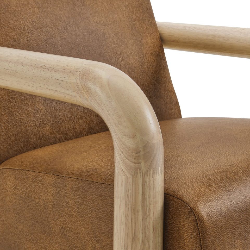 Sereno Vegan Leather Accent Chair by Modway