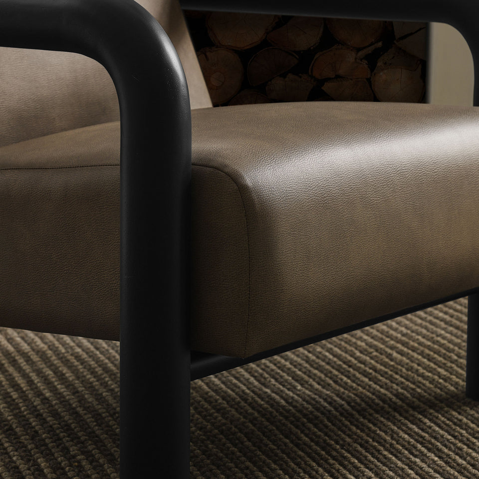 Sereno Vegan Leather Accent Chair by Modway
