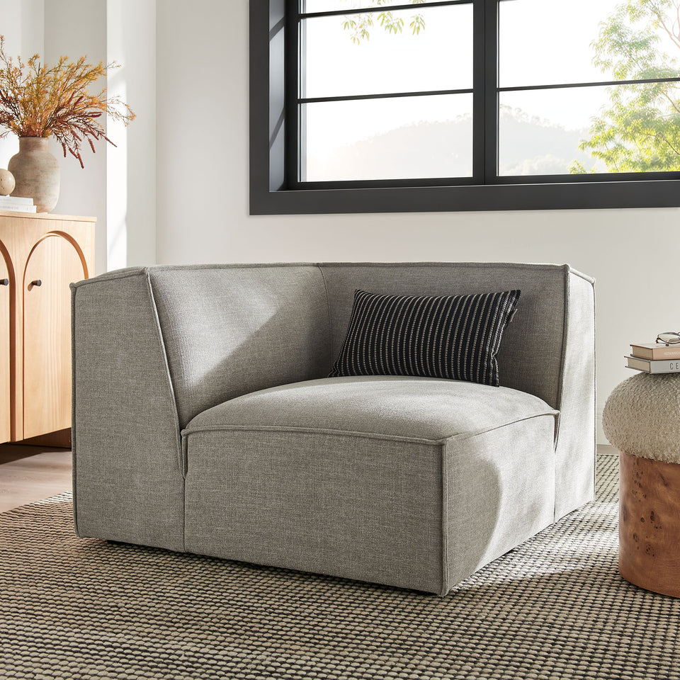 Restore Performance Fabric Upholstered Modular Corner Chair by Modway