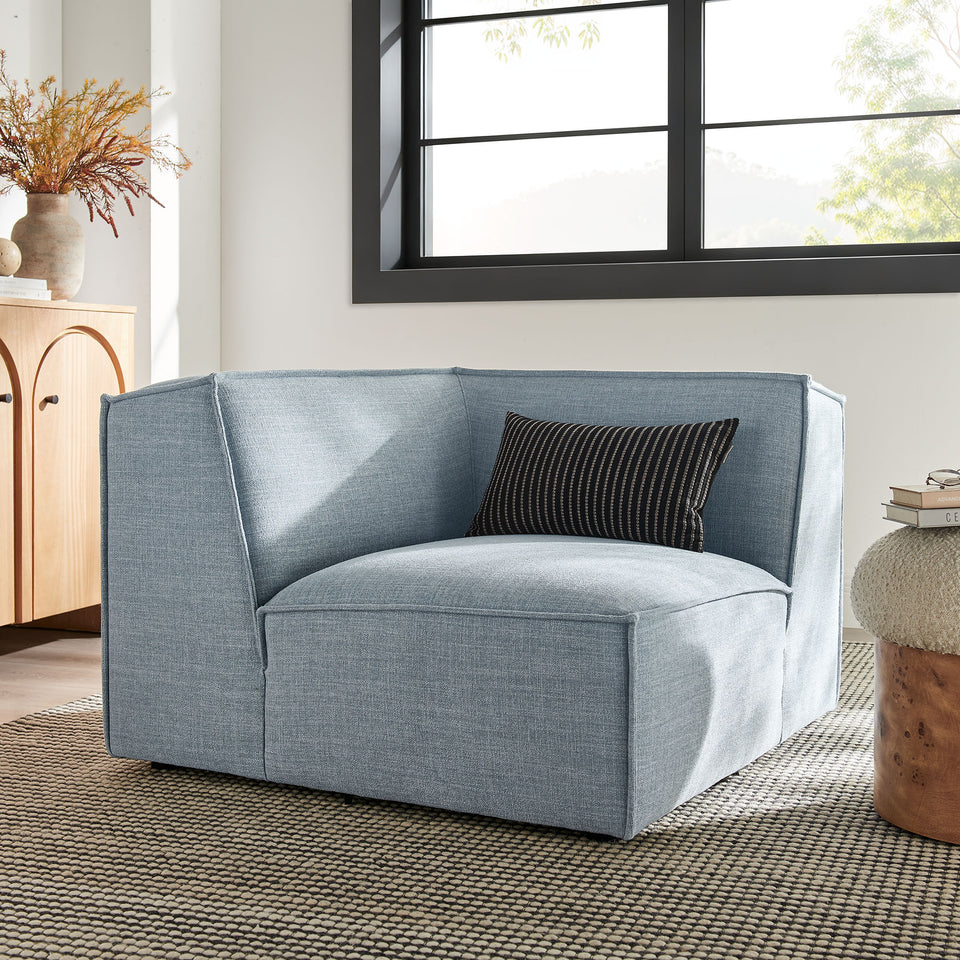 Restore Performance Fabric Upholstered Modular Corner Chair by Modway