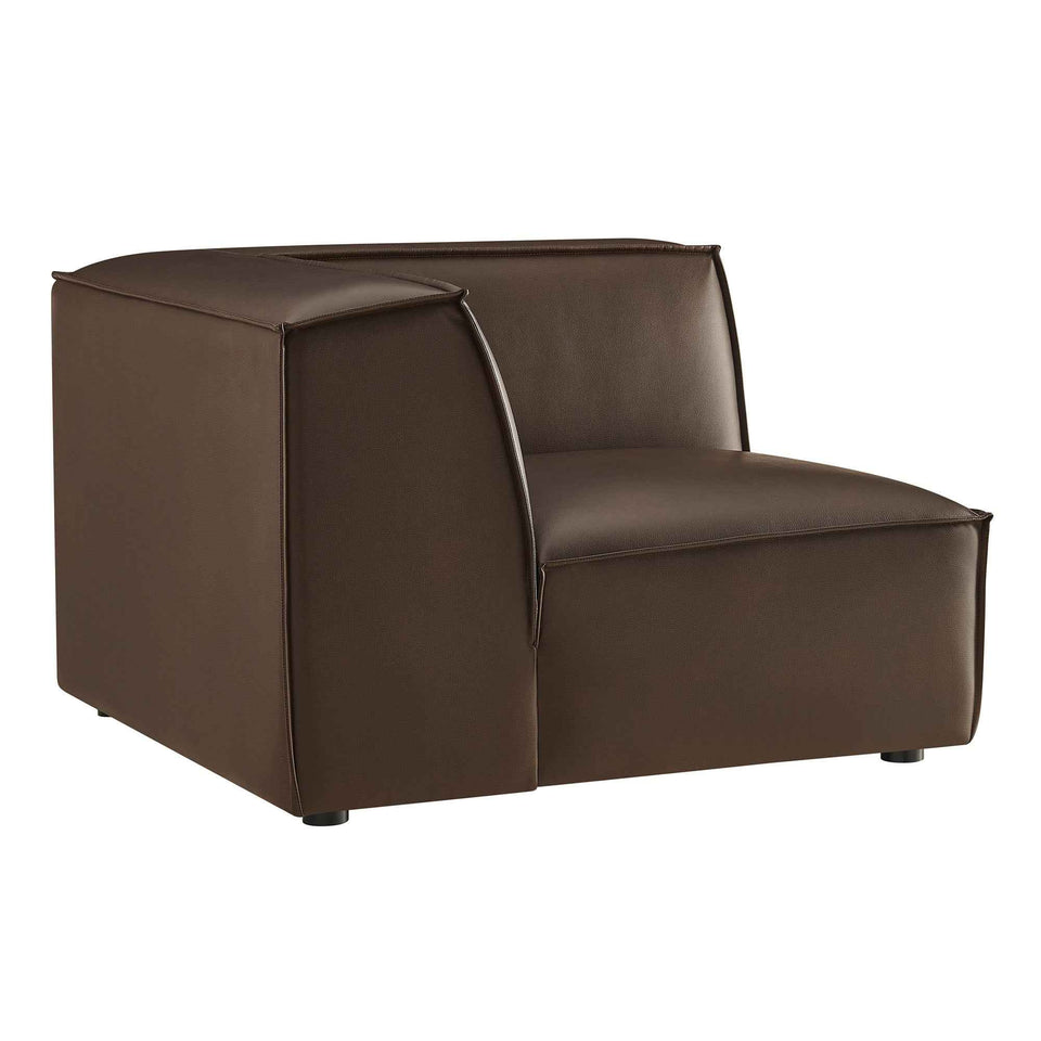 Restore Vegan Leather Modular Corner Chair by Modway