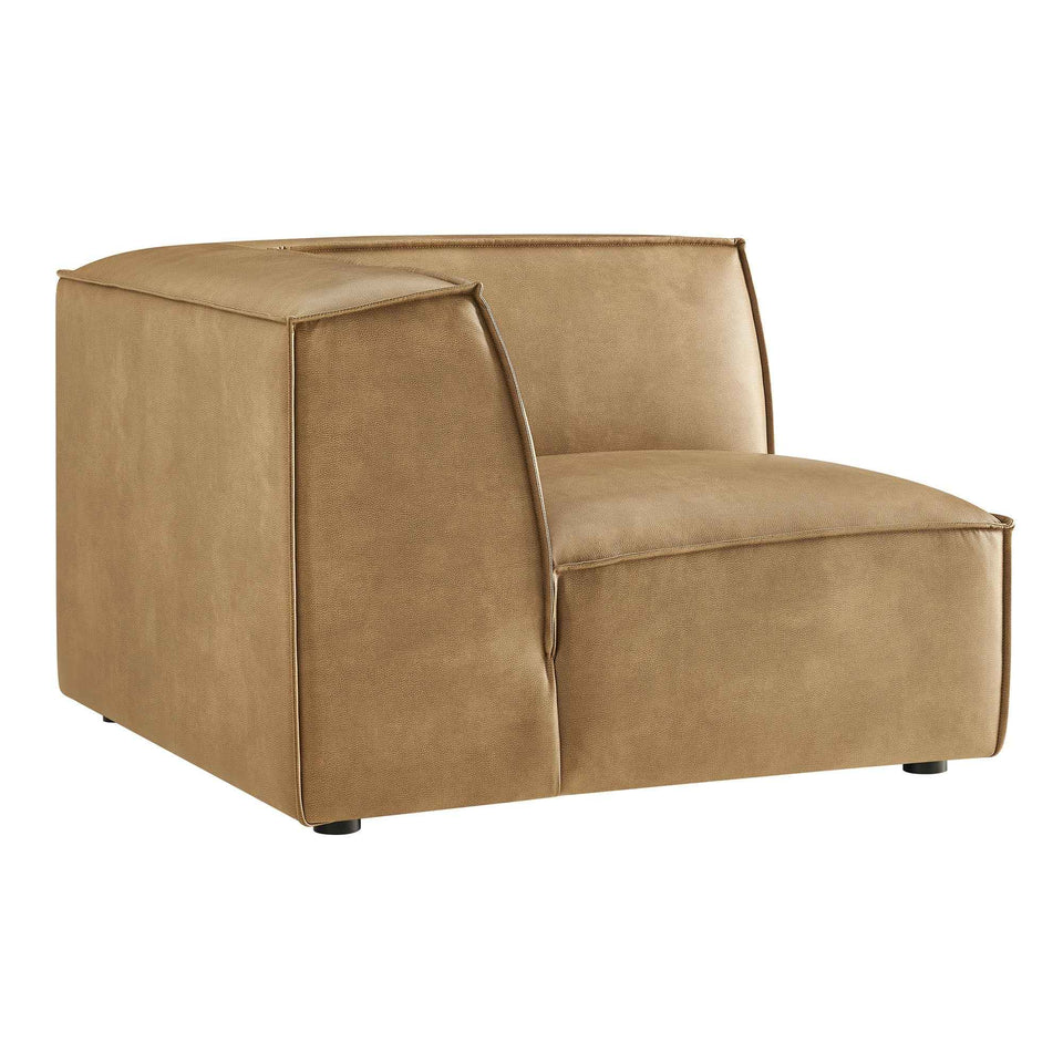Restore Vegan Leather Modular Corner Chair by Modway