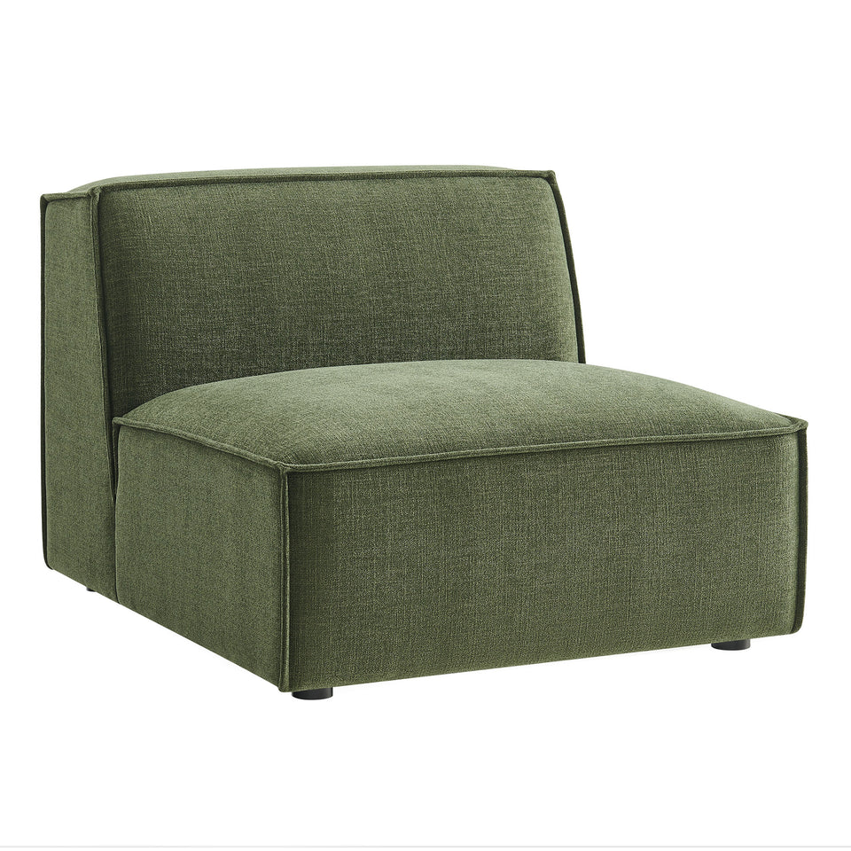 Restore Performance Fabric Upholstered Armless Modular Chair by Modway