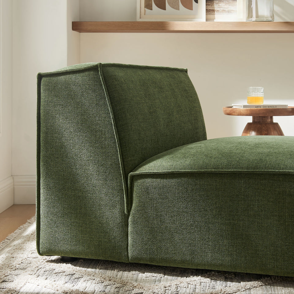 Restore Performance Fabric Upholstered Armless Modular Chair by Modway