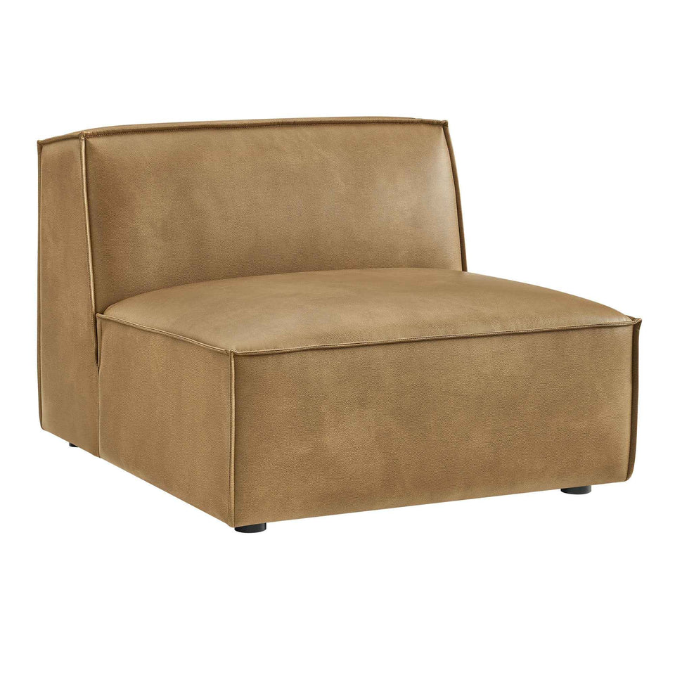 Restore Vegan Leather Armless Modular Chair