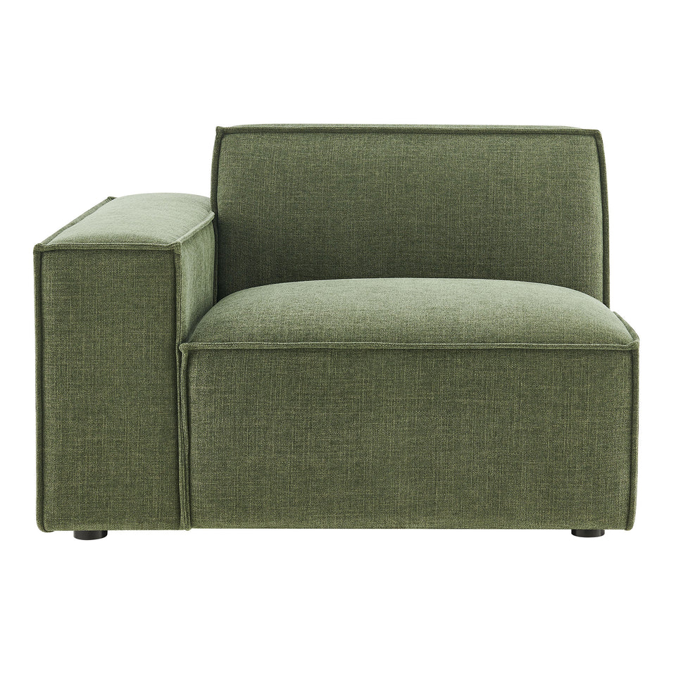 Restore Performance Fabric Upholstered Left-Facing Modular Lounge Chair by Modway