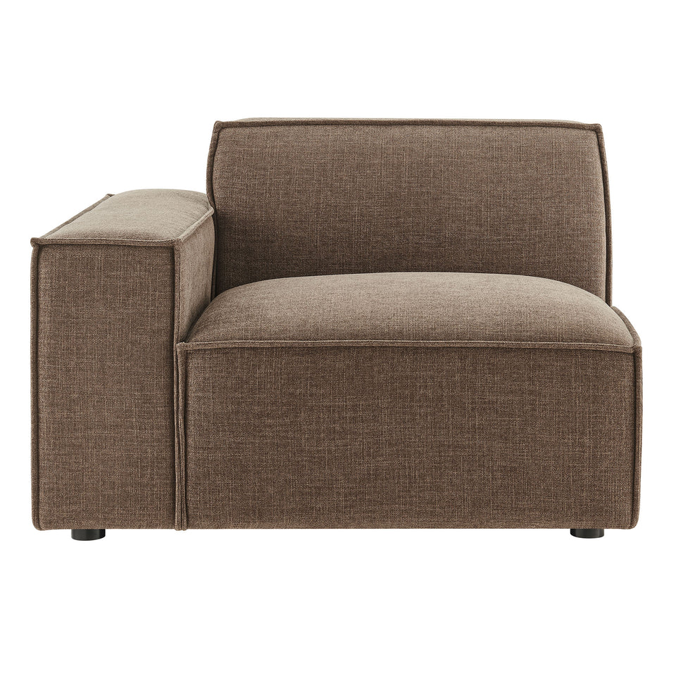 Restore Performance Fabric Upholstered Left-Facing Modular Lounge Chair by Modway